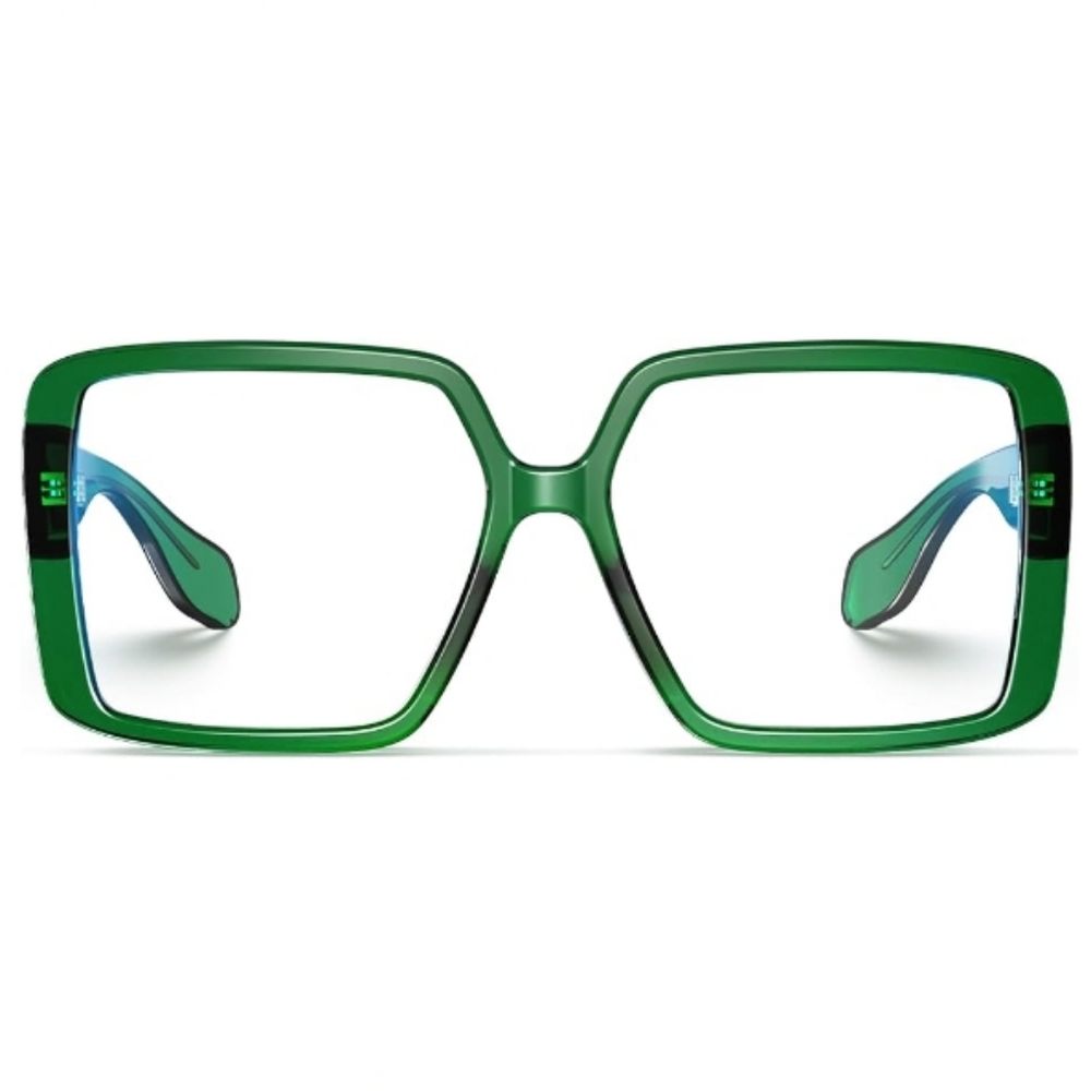 Non Prescription Blue Light Blocking Glasses Eyewear Green Frame
